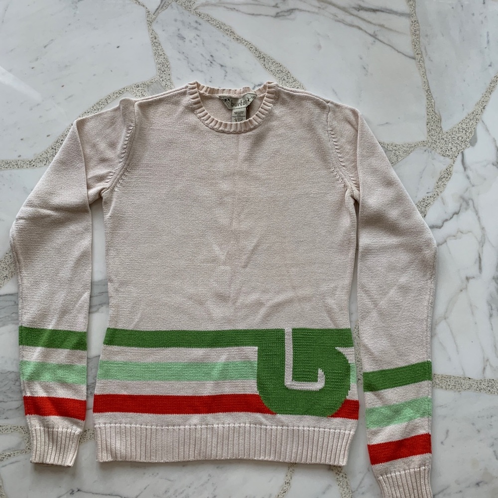 Burton Womens Sweater with Logo 100% cotton